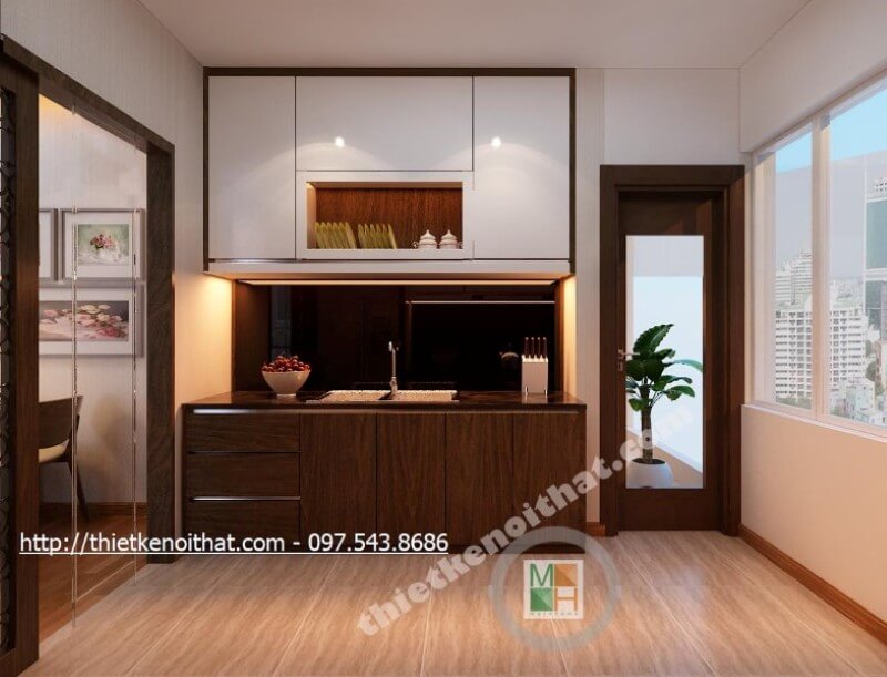 Ở bề mặt bếp, lựa chọn sử dụng đá ốp bếp đẹp giúp cho người nội trợ dễ dàng dọn dẹp lau chùi hơn đá ốp bếp cao cấp