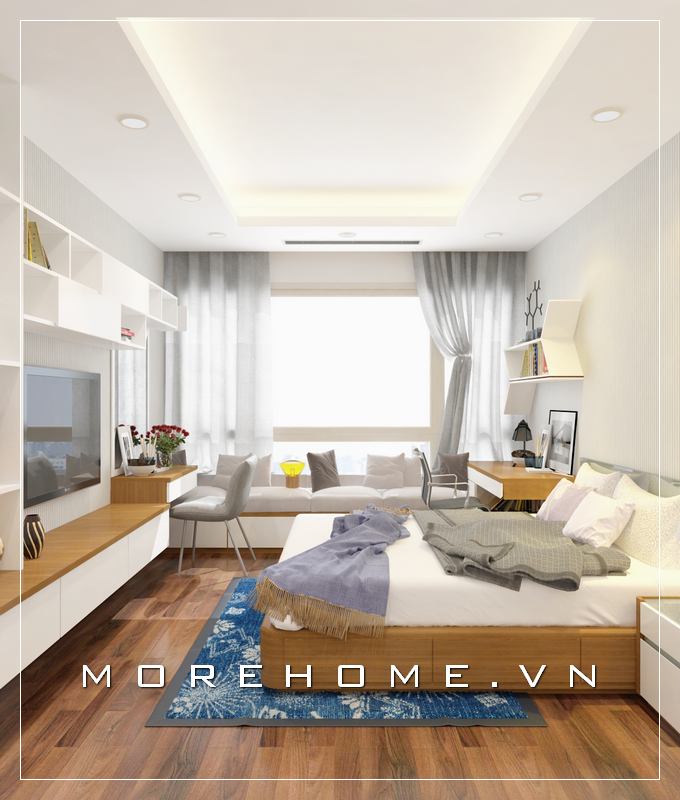 Cùng Morehome chiêm ngưỡng những mẫu giường ngủ gỗ công nghiệp đẹp mê ly